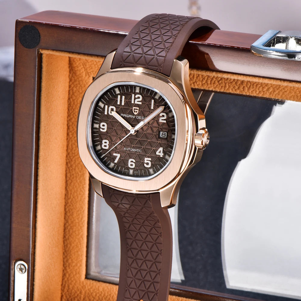 2026 New PAGANI DESIGN Gold Luxury Men's Watches Mechanical Automatic Watch Men AR Sapphire Waterproof Luminous Man Gift Clock