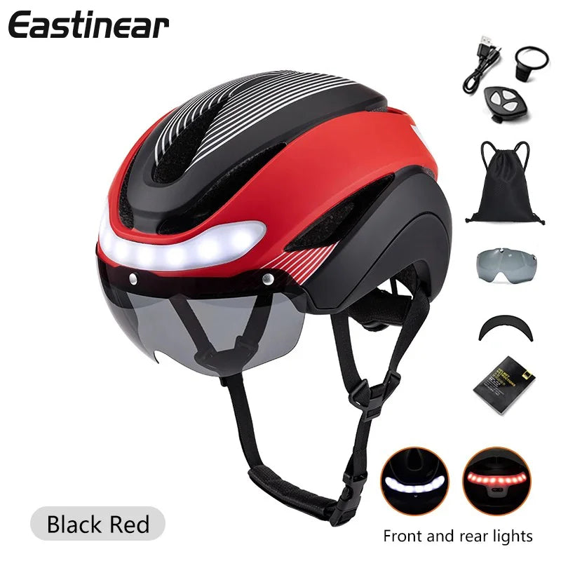 Eastinear High-quality Bicycle Helmet LED Light for Men and Women Racing Road Smart Bicycle Helmet Professional Riding Equipment