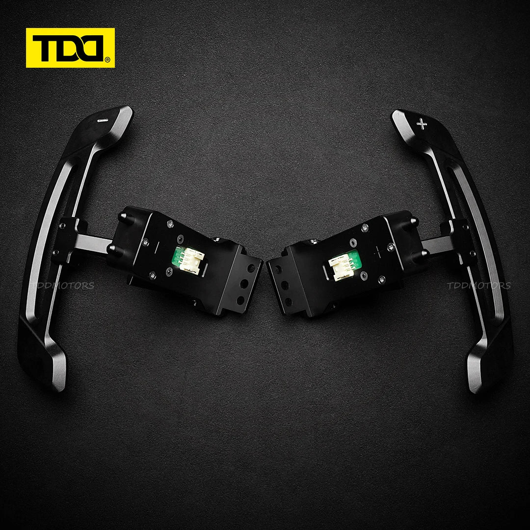 TDD Aluminum Alloy Magnetic Paddle Shifters For Porsche 718 Cayman GT4 991 Panamera 971 911 997 Steering Wheel Shift Paddle