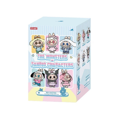 POP MART LABUBU THE MONSTERS SANRIO CHARACTERS Series Vinyl Plush Genuine Blind Box Mystery Box Guess Bag Toys Cute Anime Figure