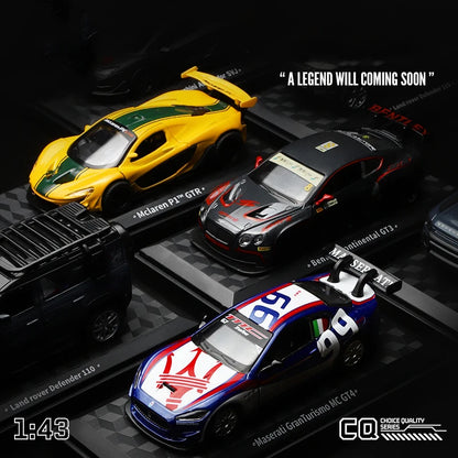 MSZ CCA 1:43 M4 DTM Gulf Station Shell Station McLaren Lamborghini Series Racing Alloy Model Toy Car Casting Pullback Function