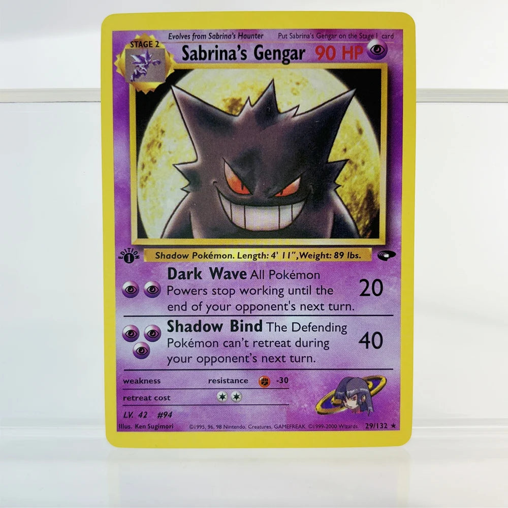 PKM Foil Proxy Card GENGAR&MIMIKYU GX DARK GENGAR Hobbies Game Collection Battle The best gift PTCG Card