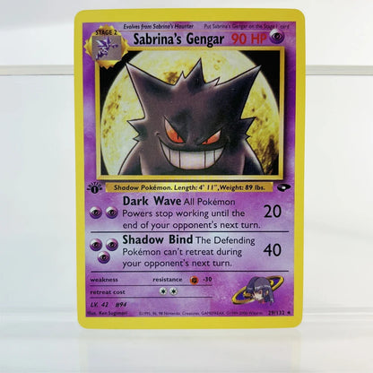 PKM Foil Proxy Card GENGAR&MIMIKYU GX DARK GENGAR Hobbies Game Collection Battle The best gift PTCG Card