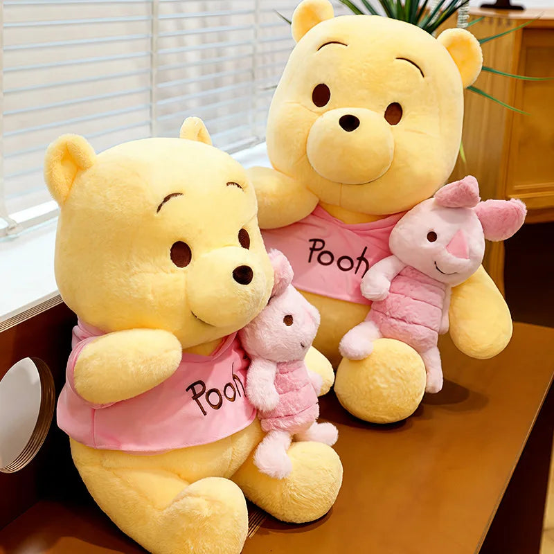 30/45/60cm Winnie Plush Toy Cute Little Bear Doll Cartoon Cute Stuffed Doll Accompany Decoration Home Decor Toy Birthday Gift