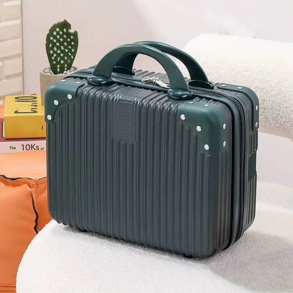 Hot Sales 14 inch Travel Suitcase Mini Travel Cosmetic Box Organizer Hand Makeup Case For Women