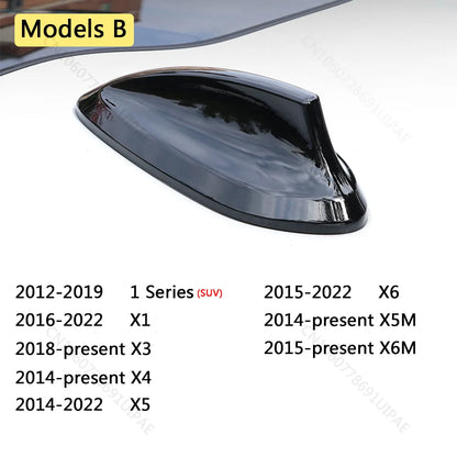 Black Shark Fin Antenna Cover For BMW M2 M3 M4 123457 Series X1 X3 X4 X5 X6 F22 F30 F34 F80 F87 F32 F36 F82 G11 G20 G12 G30
