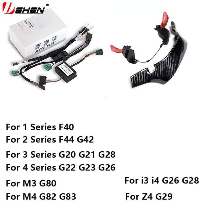 Carbon fiber Steering Wheel  M1 M2 Button Switch module Sport Mode Switching For BMW G20 G22 G26 G42 G30 G32 G01 G02 G05 G14 G12