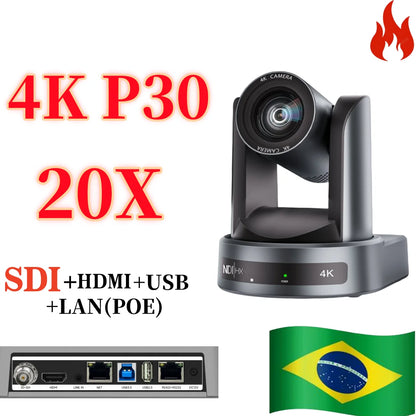 4K NDI 1pc-10pcs PTZ Camera SDI HDMI POE USB 20 Zoom Video Conference Camera for Church Business Meeting 1PC Controller Keyboard