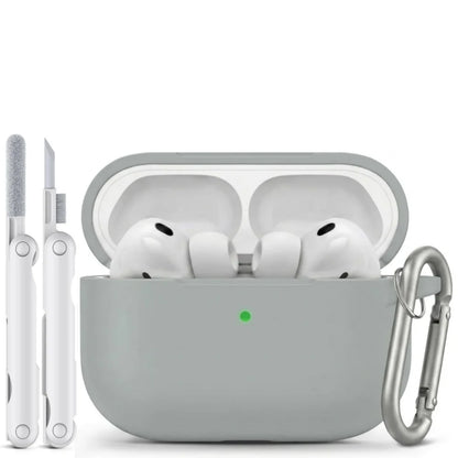 for AirPods Pro 3 Case with Cleaning Kit Soft Silicone Protective Cover for Apple AirPods Pro 3rd Generation Cases with Keychain