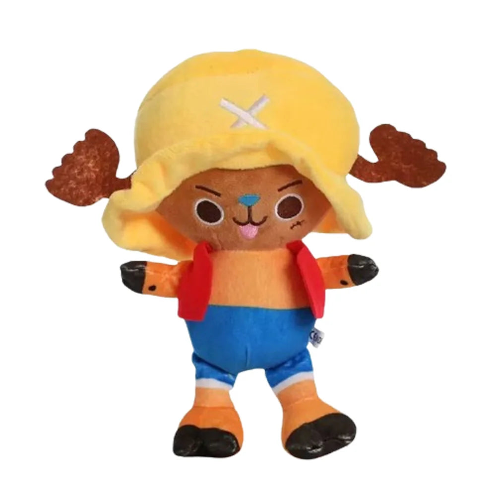 NEW One Piece Anime Figure Zoro Luffy Chopper Plush Toys Cute Cartoon Plushie Stuffed Dolls Pendant Kids Xmas Gifts