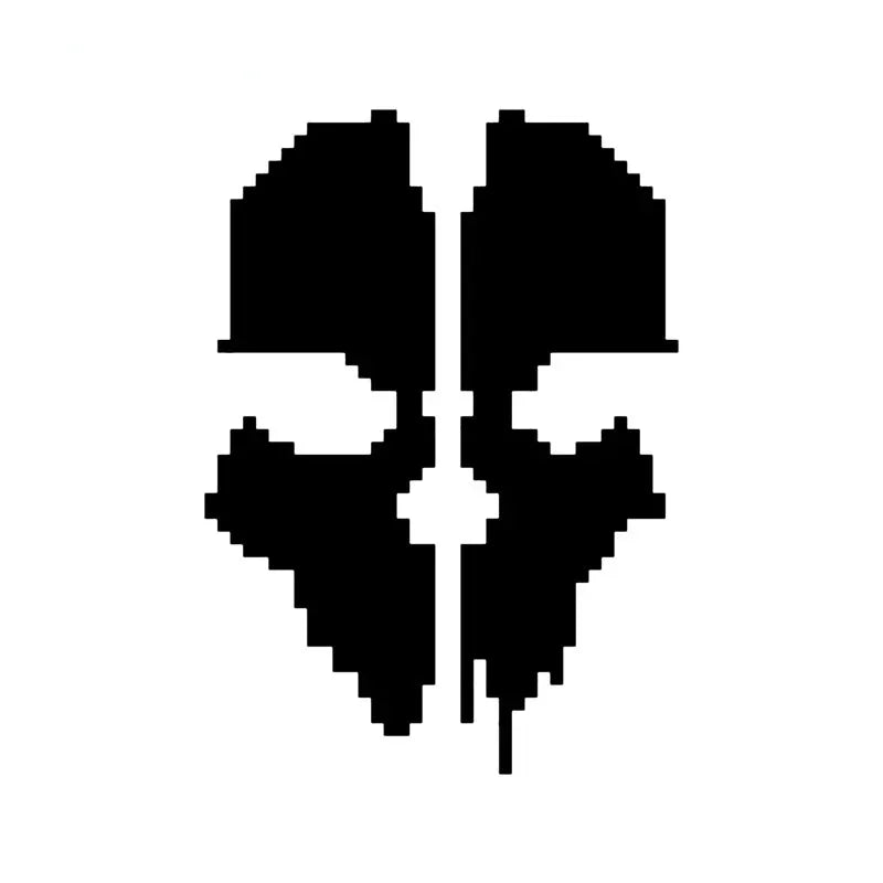 Call of Duty Ghost Head Skull Silhouette Car Sticker Waterproof Sunscreen Die Cut Window Trunk & Motorcycle Decal for Car Stylin