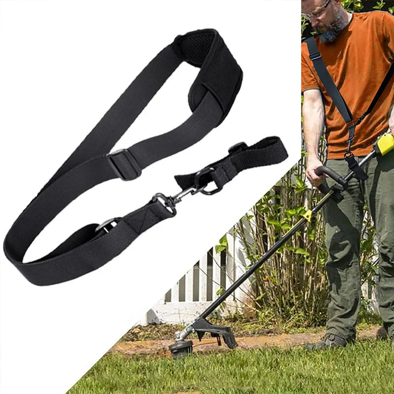 TINSOL Universal Nylon Padded Belt Shoulder Strap Harness for Brush Cutter Trimmer Lawn Mower Garden Tool Gas Cutter Accessories