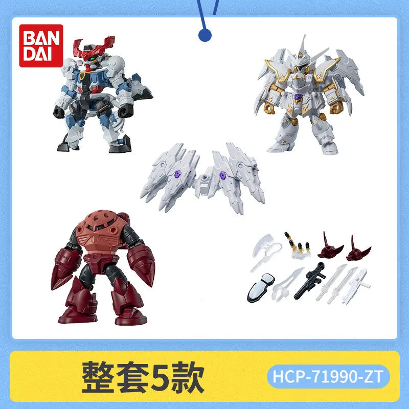 Bandai Gashapon Original Mobile Suit Ensemble (MSE) Gundam RX-78-2 Strike Hi-Nu Wing Astray ZZ Barbatos Assemble Model Kit
