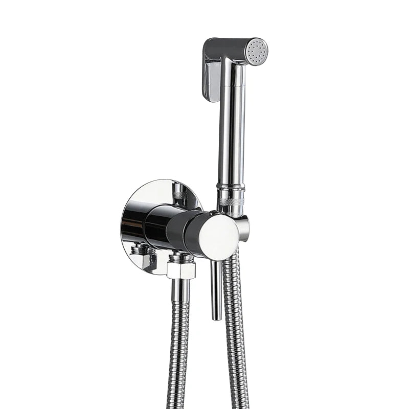 VGX Brass Bidet Faucet Set Handheld Ducha Higienica Hot Cold Toilet Crane Women Washer Bathroom Shattaf Sprayer Hygienic Shower