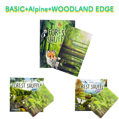 Classic Strategy Board Game:Forest Shuff Base Game、Expansion Board Game, Forest Art Style, Family Party Fun Adult Gift