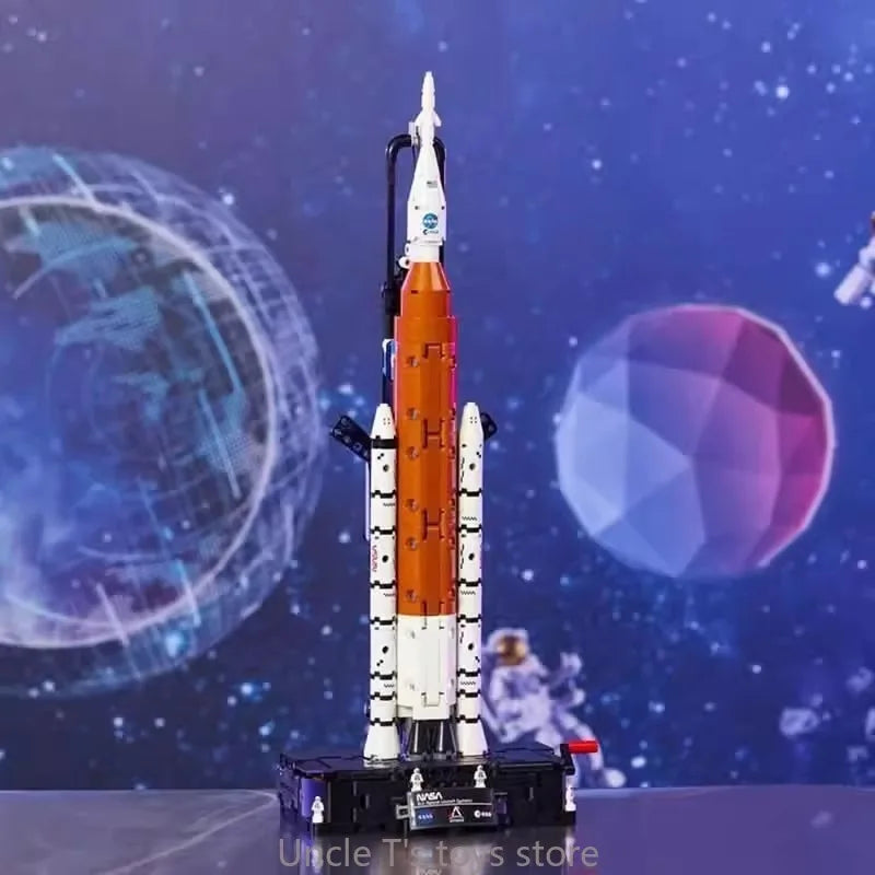 Artemis SLS Rocket Building Blocks 632Pcs High Quality Sci-Fi Moon Exploration Model Kit for Adults Educational Construction Toy