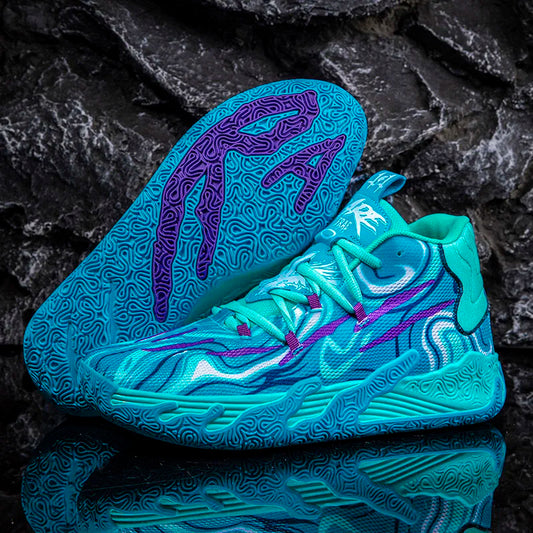 Men Basketball Shoes Field Training Non-slip High-top Luxyry Design Mesh Breathable Sneakers Pro Original Kids Basketball Boots