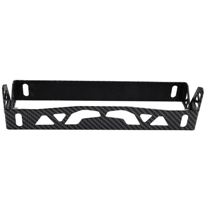 UNIVERSAL ADJUSTABLE JDM LICENSE PLATE HOLDER FRAME TILT RELOCATOR BRACKET BLACK