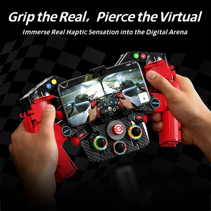971Pcs Formula Racing Vehicle Steering Wheel MOC Blocks Super Car Model Building Toys Gifts for Adult Technical Bricks Sets