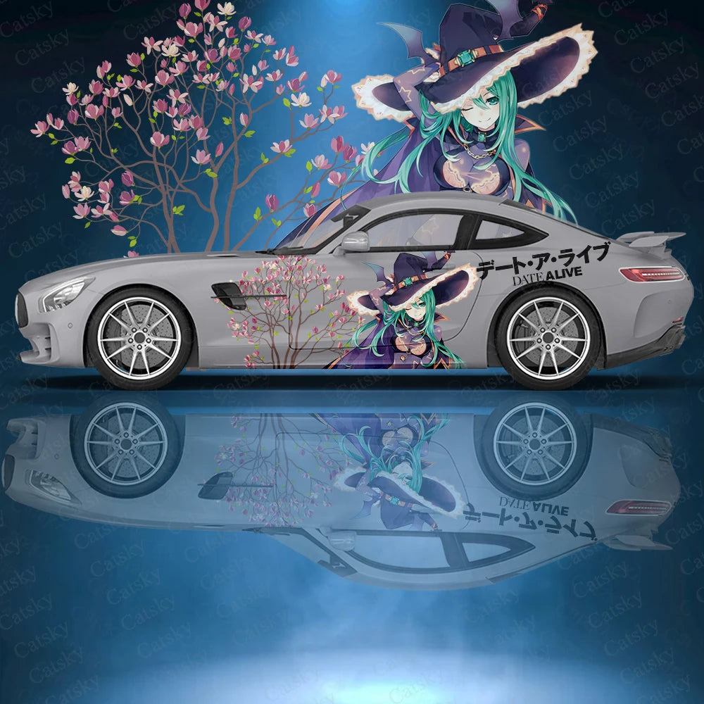 Date A Live anime car decals Auto paint Packaging decals GM decals fit most auto decals auto custom anime decals