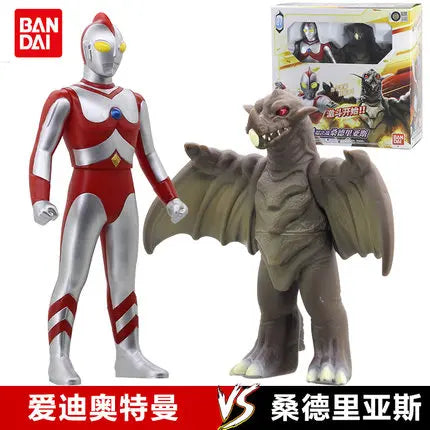 Bandai Original Ultraman TrigaTiga Galaxy Dynasel Vin Super Showdown Monster Golbadada Set Box Soft Plastic Doll Children's Gift
