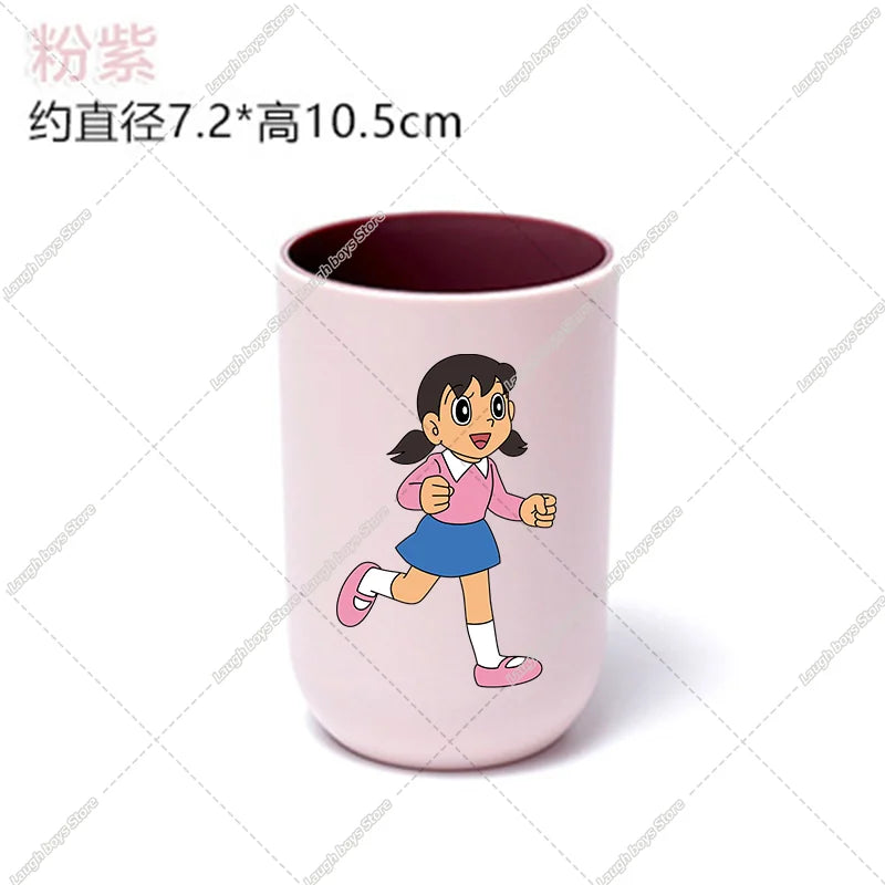 new Doraemons Home Water Cups Cartoon Anime Mouthwash Cup Fashion Large Capacity Toothbrush Cups Breakfast Cup school office Mug