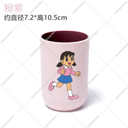 new Doraemons Home Water Cups Cartoon Anime Mouthwash Cup Fashion Large Capacity Toothbrush Cups Breakfast Cup school office Mug
