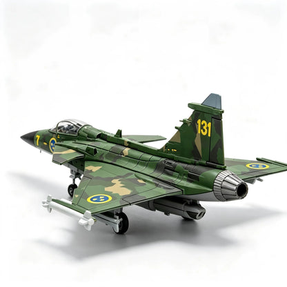 1/72 SAAB JAS-39 Gripen Fighter Jet Model Swedish Air Force Multirole Combat Aircraft Plastic Assembly Kit DIY Military Airplane
