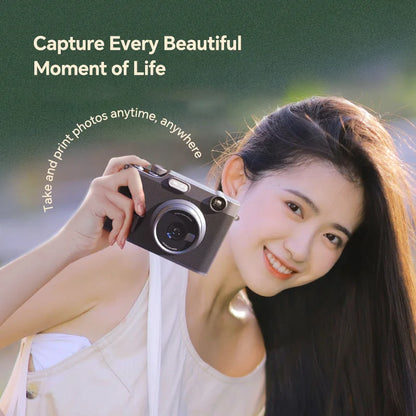 HPRT Z3 Hybrid Instant Camera Bluetooth Photo Printer 2.8" LCD Dye-Sublimation Retro Aesthetic Journaling Gift for Girls