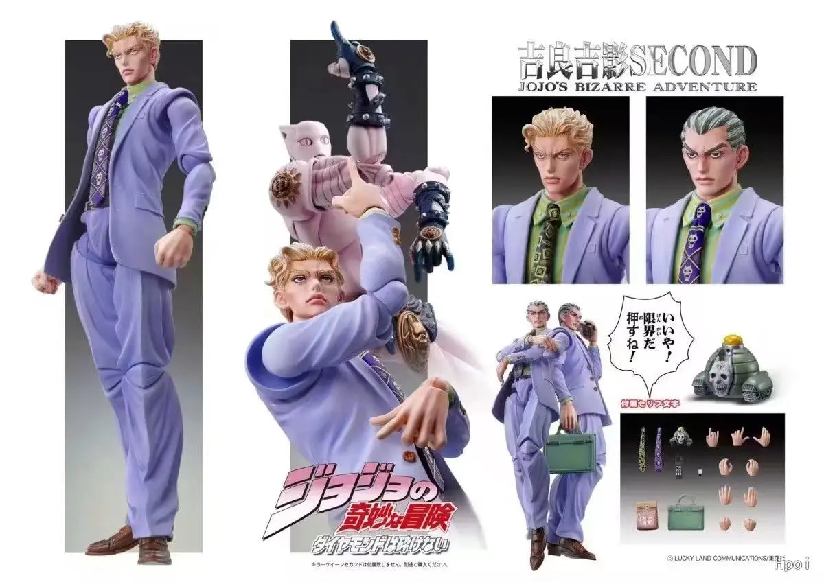 22 TYPES Anime jojo bizarre adventure Kujo Jotaro Dio Brando Diavolo Bruno Bucciarati Leone Abbacchio Jolyne Cujoh Action Figure