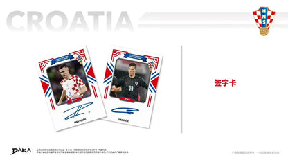 New Daka 2025 Trading Cards Top Audience Machester Cuty Juventus Ac Milan Internazionale Milano Football Star Official Box Gift