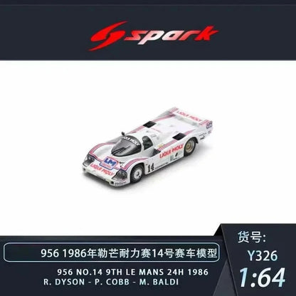 Spark 1:64 Porsche 963 No.6 PORSCHE PENSKEMOTORSPORT 2nd Le Mans 24H 2025 Alloy Diecast Car Model Collection Gift