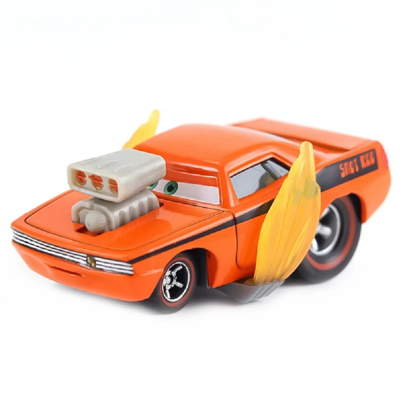 Pixar Cars 3 Lightning McQueen Jackson Storm Anime Cartoon Characters Alloy Diecast Model Toy Cars Fire Engine Children's Gifts