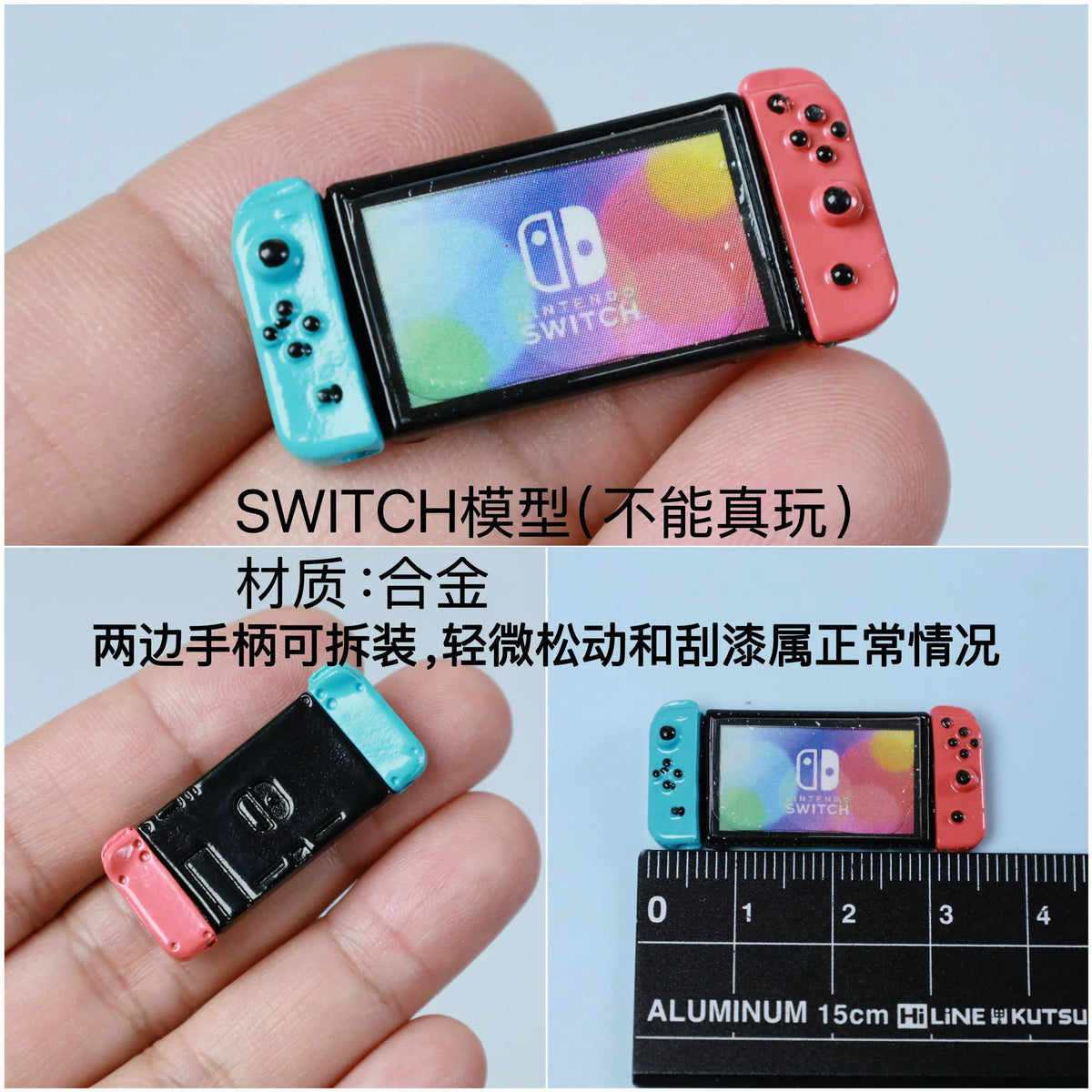 Mini Game Console Model Simulation Gameboy Dollhouse Decor Scene Shooting Prop Miniature Toy
