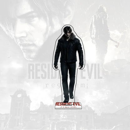 Resident Evil Requiem 15CM Leon Scott Kennedy Grace Ashcroft Acrylic Stand keychain Figure Desktop Decor Collection For Gamers