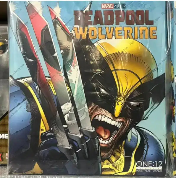Special Offer  MEZCO Ants - Limited Edition Golden Label MARVEL X-Men Wolverine  Deadpool Action Figure