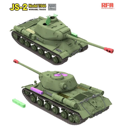 Model 1944 Heavy Tank RYE FIELD 5160 1/35 Soviet JS-2  [Workable Tracks] Military Model Kit