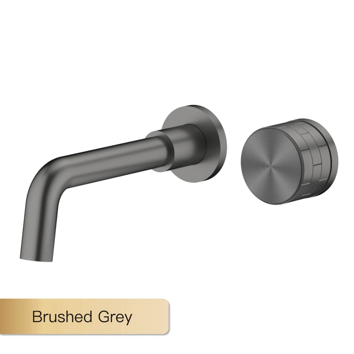 Luxury Black Brass Bathroom Faucet with Wall Mounted Design, Single Handle, 2-Hole Cold and Hot Dual Control Hidden Basin Faucet