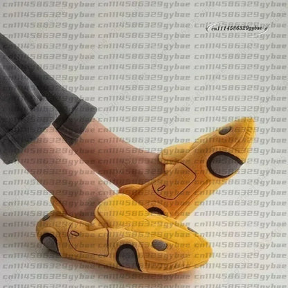 2026 Fun Vehicle Shape Car Plush Slippers For BMW Slippers Stuffed Shoes Women Men Valentine's Day Gifts Indoor House Zapatillas