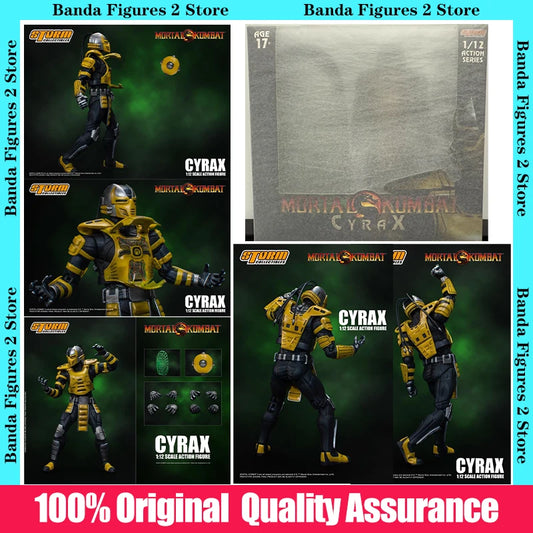 100% Original Box Storm Collectibles Mortal Kombat VS Series Cyrax 1/12 In Stock Anime Figures Model Toys Gifts