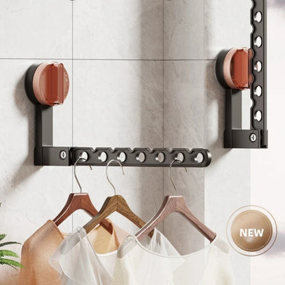 Folding Drying Racks Suction Cup Clothes Horse Hanger Clothesline Coat Shelves Clothes Line Hanging Organizers Home Accessories