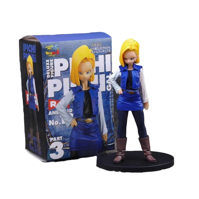 DBZ Anime Figurine Android Launch Bulma Camouflage Kawaii Sexy Bunny Girl VC Action Figures Model Collectible Toys