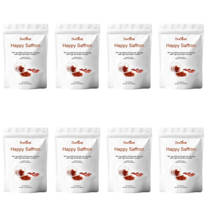 Saffron Extract Capsules for Mood Relaxation 100mg Per Serving High Safranal Saffron Raise Sleep Quality Stress Relief 60 Count