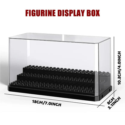 Compatible building block display box storage box building block doll collection step-by-step hand display