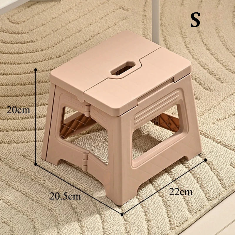 New Lightweight Space Thickened Folding Stool, Portable Home Outdoor Camping, Magza Fishing, Simple and Integrated Design