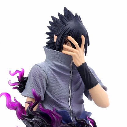 Naruto Uchiha Sasuke Anime Action Figure Model Statue Desktop Ornament Collectible Small Gift Halloween Christmas Valentine's Day Gift Decoration