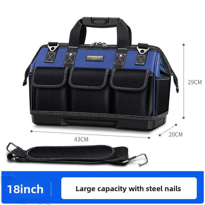 WINHUNT Multifunction Hand Carry Tool Bag Heavy Duty Canvas Electrician Woodworking Repair Tool Organizer Thick Durable Storage