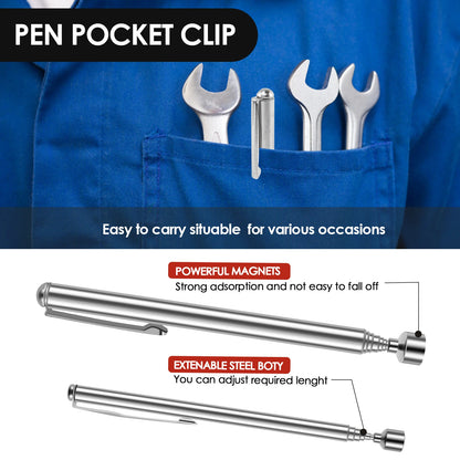 Telescopic Magnetic Pen Portable Metalworking Handy Tool Magnet Capacity for Picking Up Nut Bolt Adjustable Pickup Rod Stick