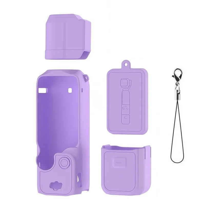 New DJI OSMO Pocket3 Silicone Case scratch-resistant lens protection cover suitable for DJI OSMO Pocket3 outer shell accessories