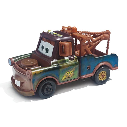 Cartoon Pixar Cars Mater 1/55 Metal Die Casting Model Car Alloy Material Anime Figure Collectibles Racing Toys Birthday Gifts
